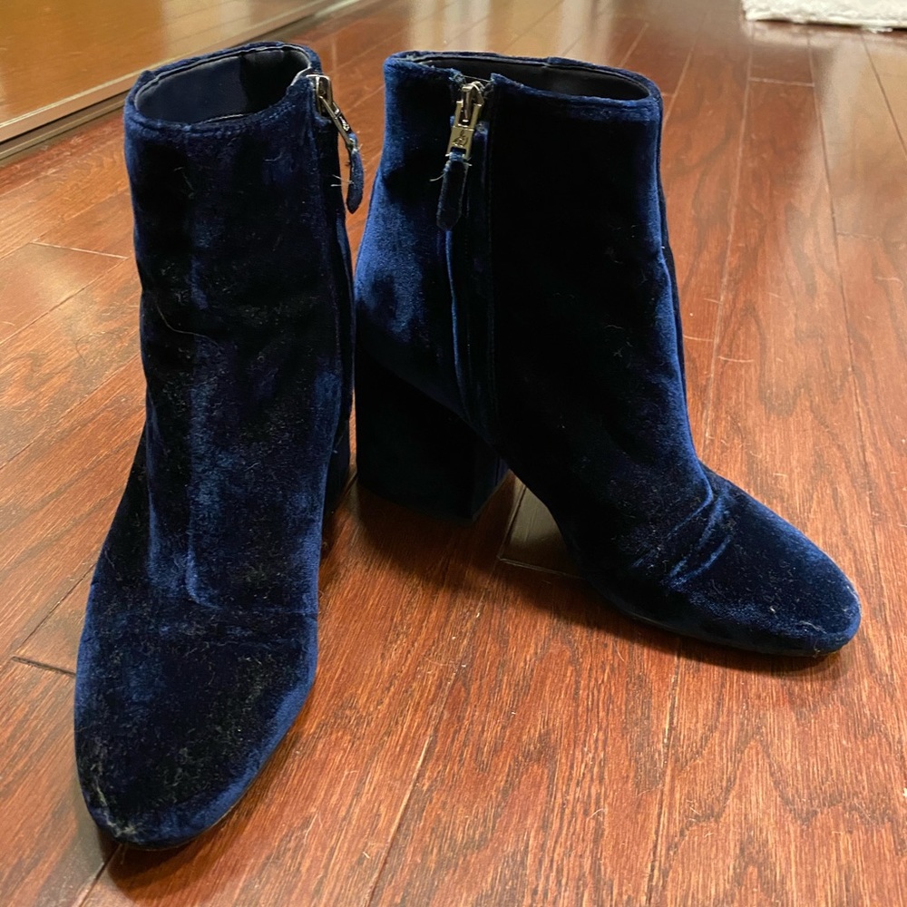 Sam Edelman Velvet Booties